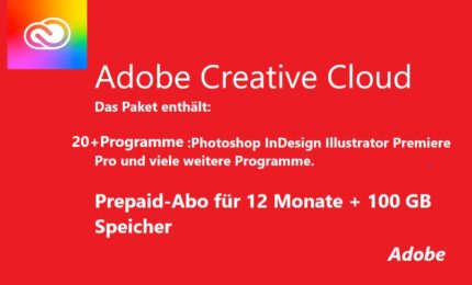 Adobe Prepaid 12 Monate